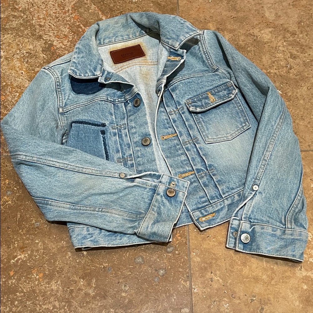 Japanese Cut  Faded Blue Denim Jacket